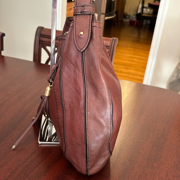 Cole Haan Leather Drawstring Shoulder Bag EUC - Picture 5 of 16